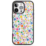 iPhone 16 Pro Max Rainbow Starburst Black Impact Phone Case