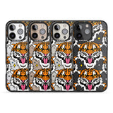 iPhone 16 Pro Max Fierce Jungle Tigers Black Impact Phone Case