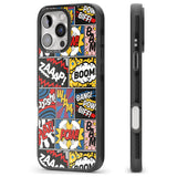 iPhone 16 Pro Max Onomatopoeia Black Impact Phone Case