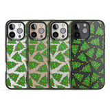 iPhone 16 Pro Max Christmas Tree Pattern Black Impact Phone Case