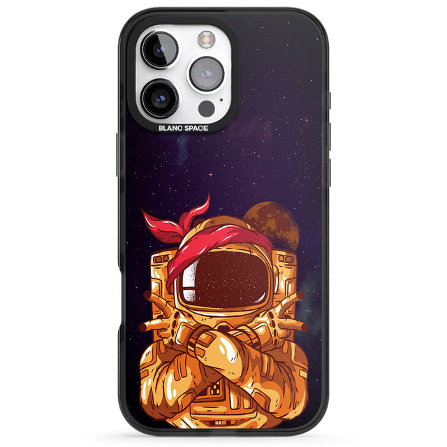 iPhone 16 Pro Max Space Gangster Black Impact Phone Case