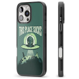 iPhone 16 Pro Max EARTH SUCKS Black Impact Phone Case