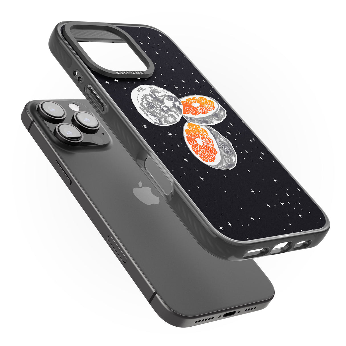 iPhone 16 Pro Max Blood Orange Moon Black Impact Phone Case