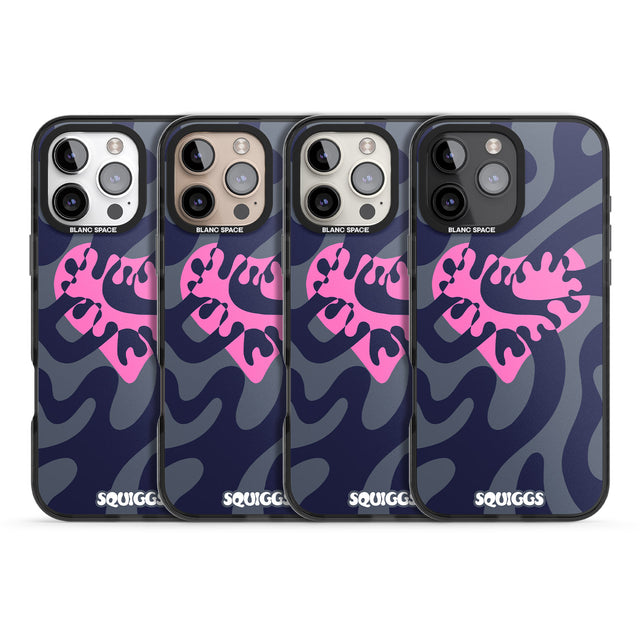 iPhone 16 Pro Max Broken Heart Black Impact Phone Case