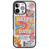 iPhone 16 Pro Max Groovy Trip Black Impact Phone Case