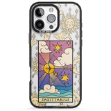 iPhone 16 Pro Max Celestial Zodiac - Sagittarius Black Impact Phone Case + Magsafe