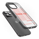 iPhone 16 Pro Max Thank You : Have a Nice Day Black Impact Phone Case