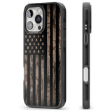 iPhone 16 Pro Max Desert Camo US Flag Black Impact Phone Case