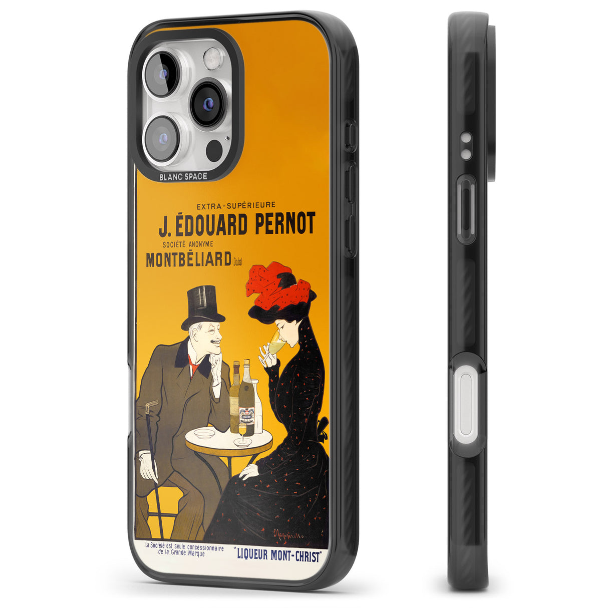 iPhone 16 Pro Max Absinthe, J.Edouard Pernot Poster Black Impact Phone Case