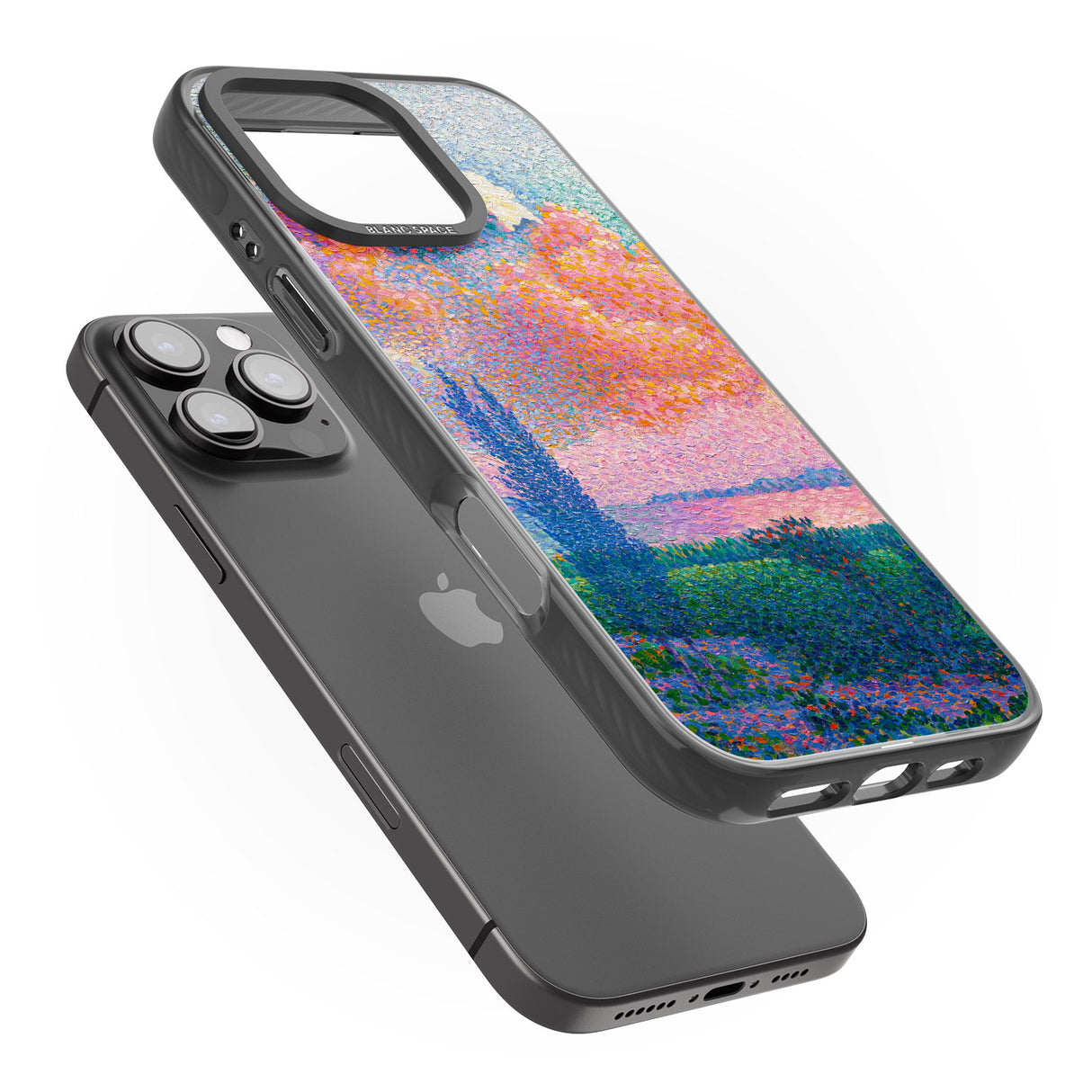 iPhone 16 Pro Max Spring's Garden Black Impact Phone Case