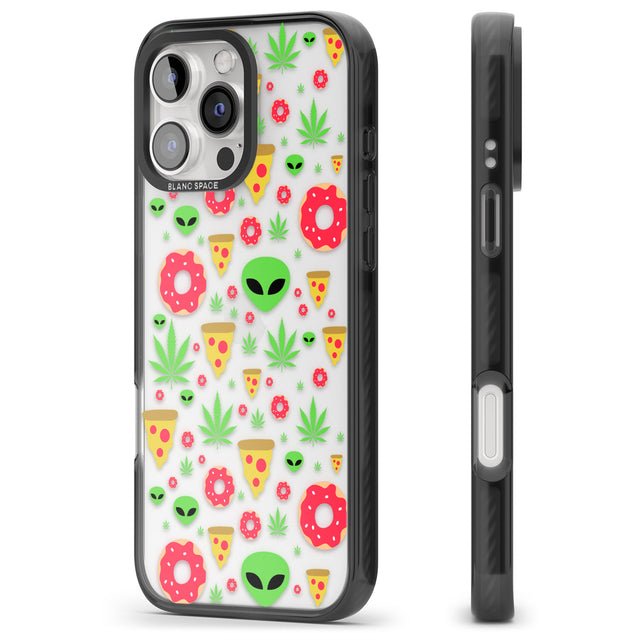 iPhone 16 Pro Max Martians & Munchies Black Impact Phone Case