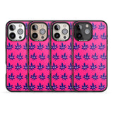 iPhone 16 Pro Max Pink Sativa Black Impact Phone Case