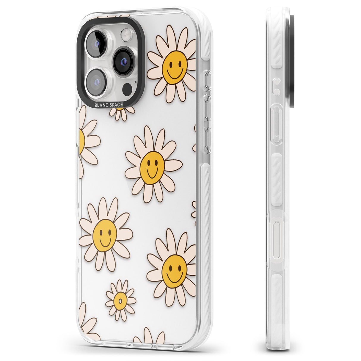 iPhone 16 Daisy Faces Clear Impact Phone Case