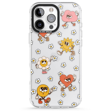 iPhone 16 Daisies & Friends Clear Impact Phone Case