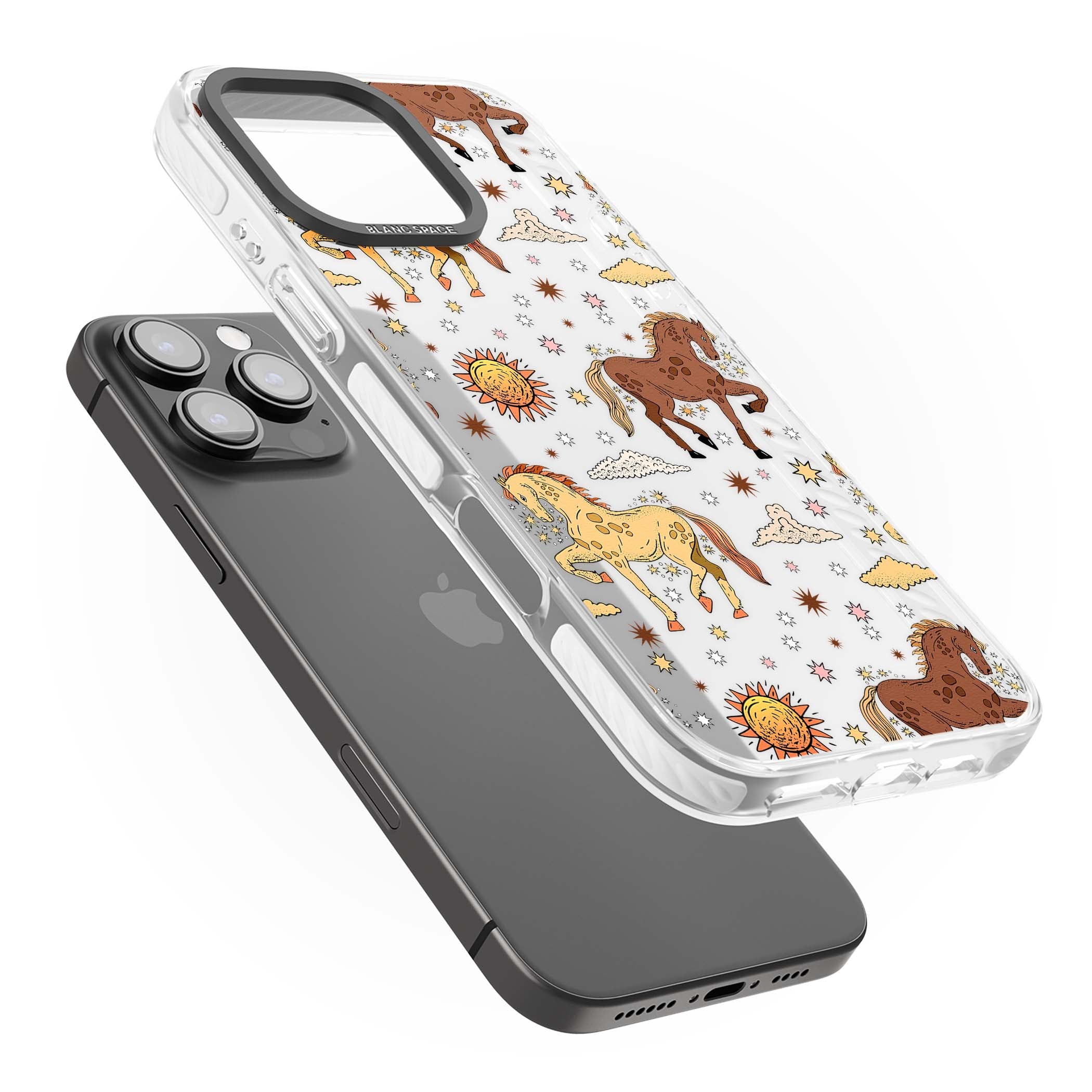 Elevate Your Phone'S Style With This Boho Celestial Sun & Eye Phone Case, Featuring A Mystical Blend Of Suns, All-Seeing Eyes, Butterflies, Stars, And