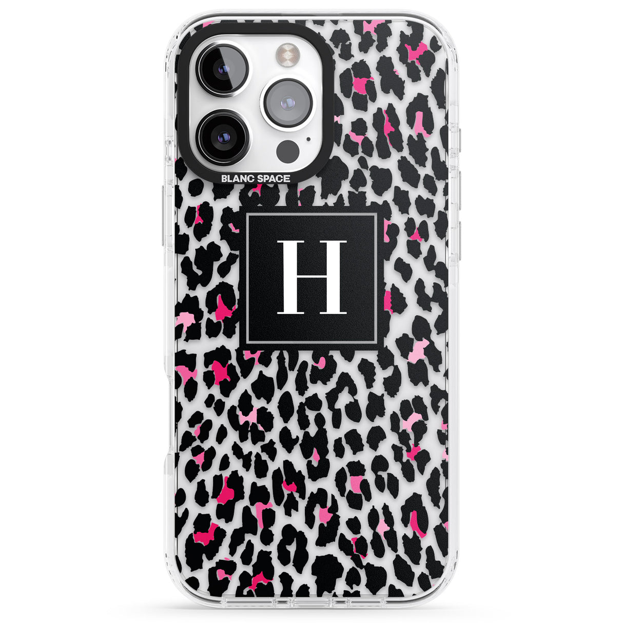 Personalised Pink Monogram Leopard Spots