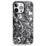 iPhone 16 Pro Max Personalised Chinese Tiger Pattern Black Impact Phone Case