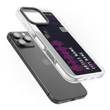 iPhone 16 Pro Max Personalised Concert Ticket Black Impact Phone Case