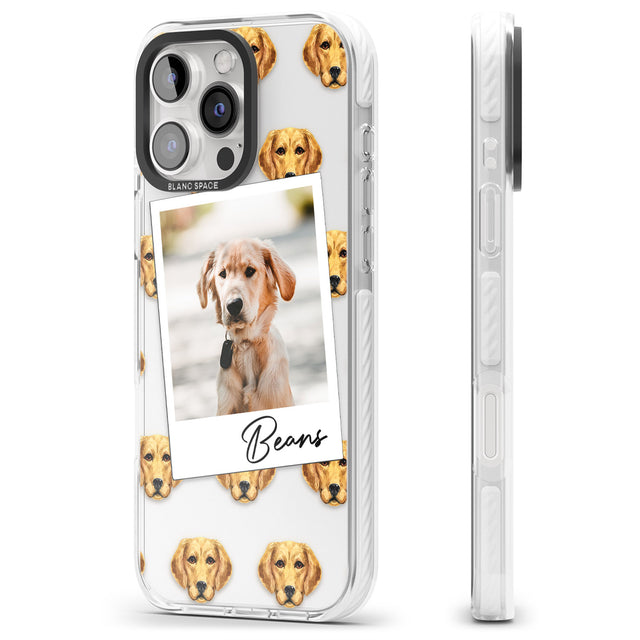 iPhone 16 Pro Max Personalised Labrador - Dog Photo Black Impact Phone Case