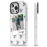 iPhone 16 Pro Max Personalised French Bulldog, Grey - Dog Photo Black Impact Phone Case