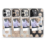 iPhone 16 Pro Max Personalised Cockapoo, Cream - Dog Photo Black Impact Phone Case