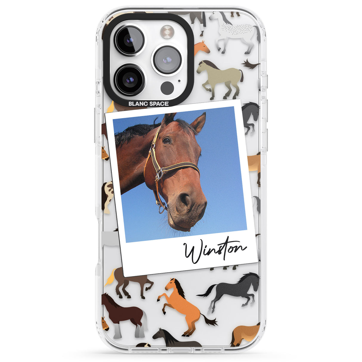 Personalised Horse Polaroid