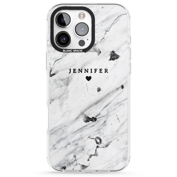 Personalised Marble Heart