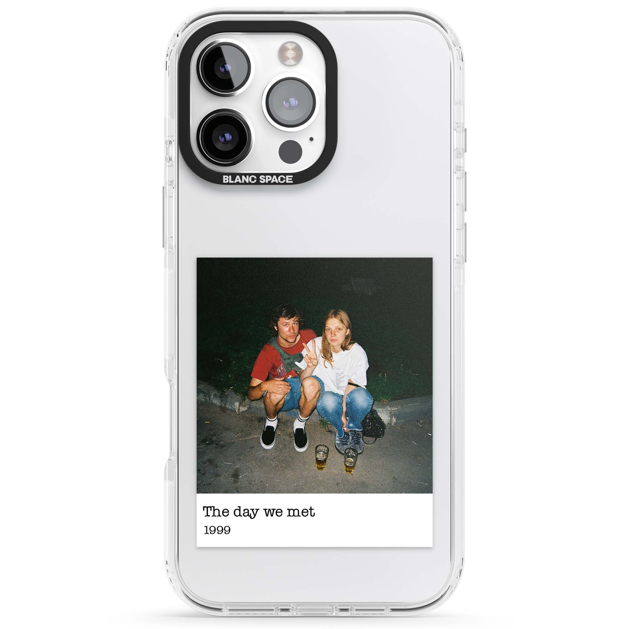 Photo Memory minimal iPhone case | Clear Impact case for iPhone 16 Pro, iPhone 16 Pro Max