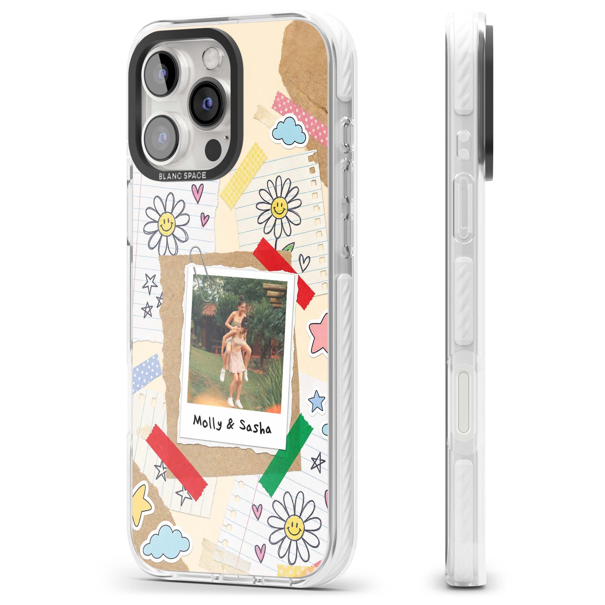 Scrapbook Photo coquette iPhone case | Clear Impact case for iPhone 16 Pro, iPhone 16 Pro Max