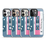 iPhone 16 Pro Max Personalised Retro Mixtape Black Impact Phone Case