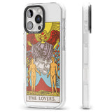 iPhone 16 Pro Max Personalised The Lovers Tarot Card - Colour Black Impact Phone Case