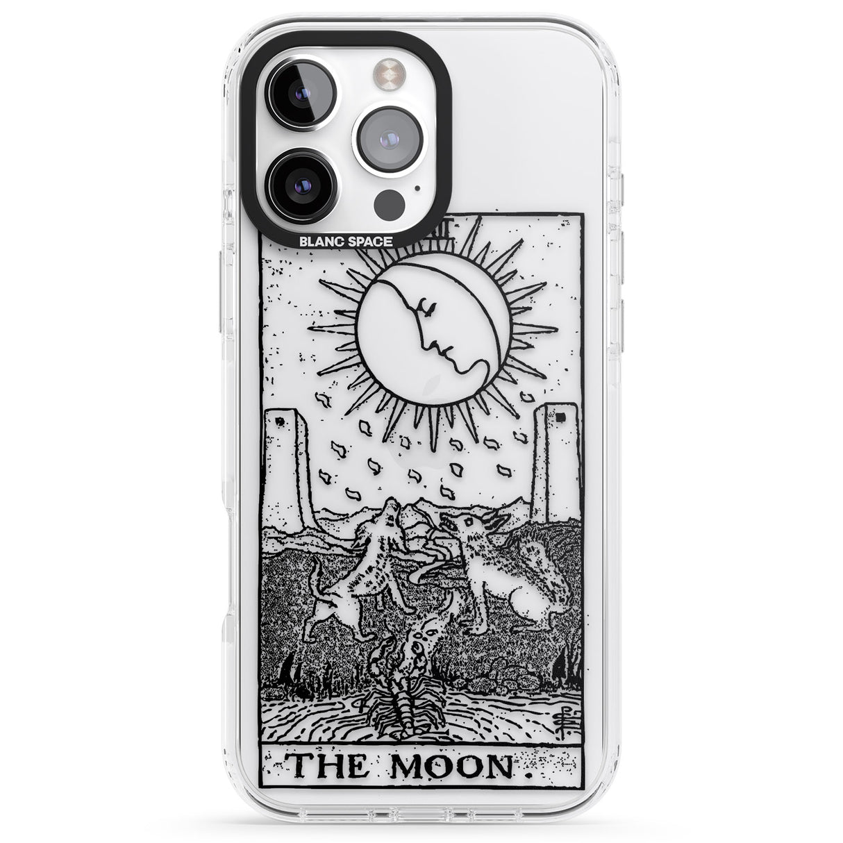 Personalised The Moon Tarot Card - Transparent