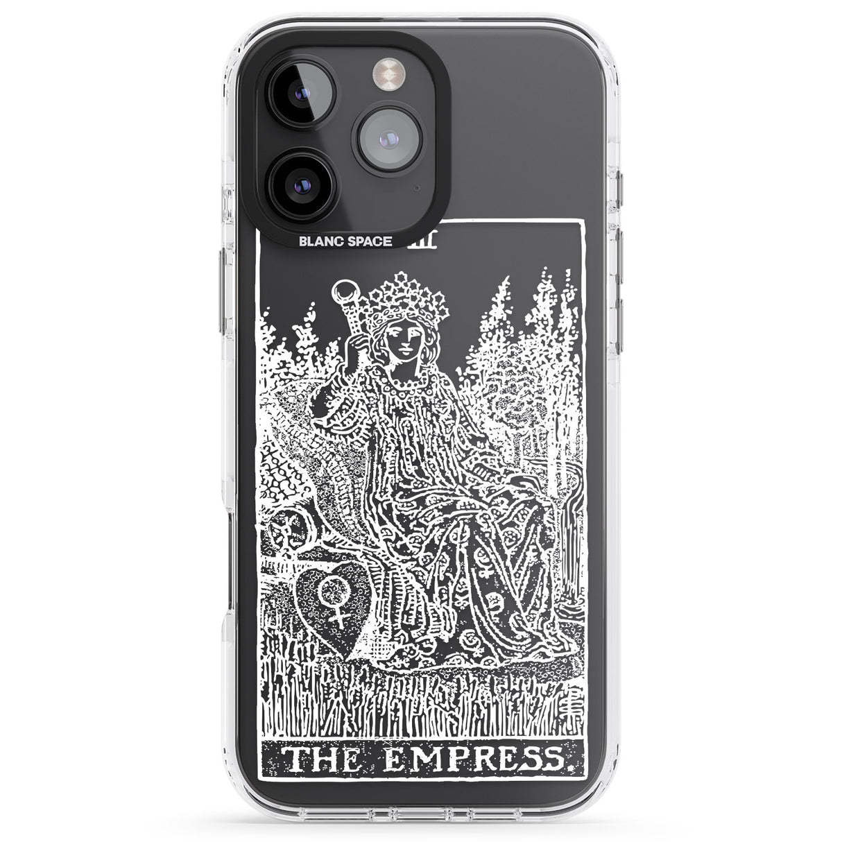 Personalised The Empress Tarot Card - White Transparent