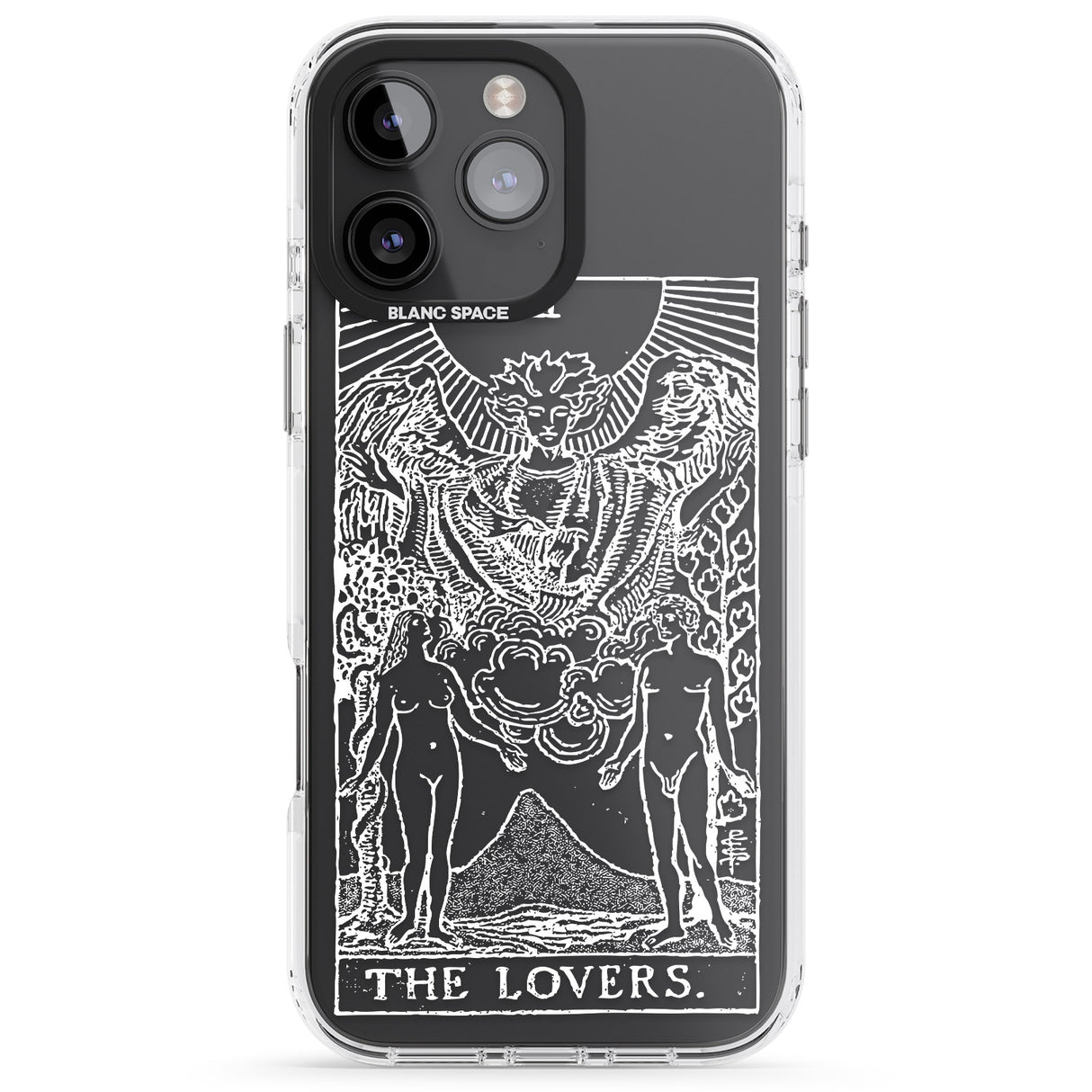 Personalised The Lovers Tarot Card - White Transparent