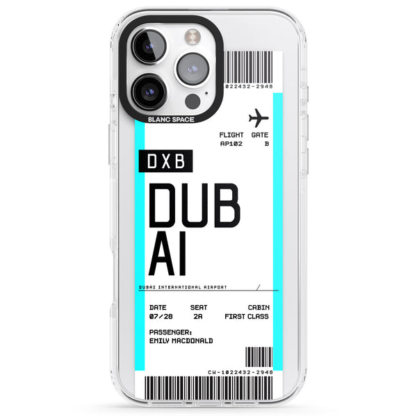 Personalised Dubai Boarding Pass