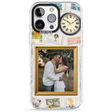 Personalised Vintage Photo Frame Collage Impact Phone Case for iPhone 16 Pro, iPhone 16 Pro Max