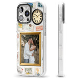 Personalised Vintage Photo Frame Collage Impact Phone Case for iPhone 16 Pro, iPhone 16 Pro Max