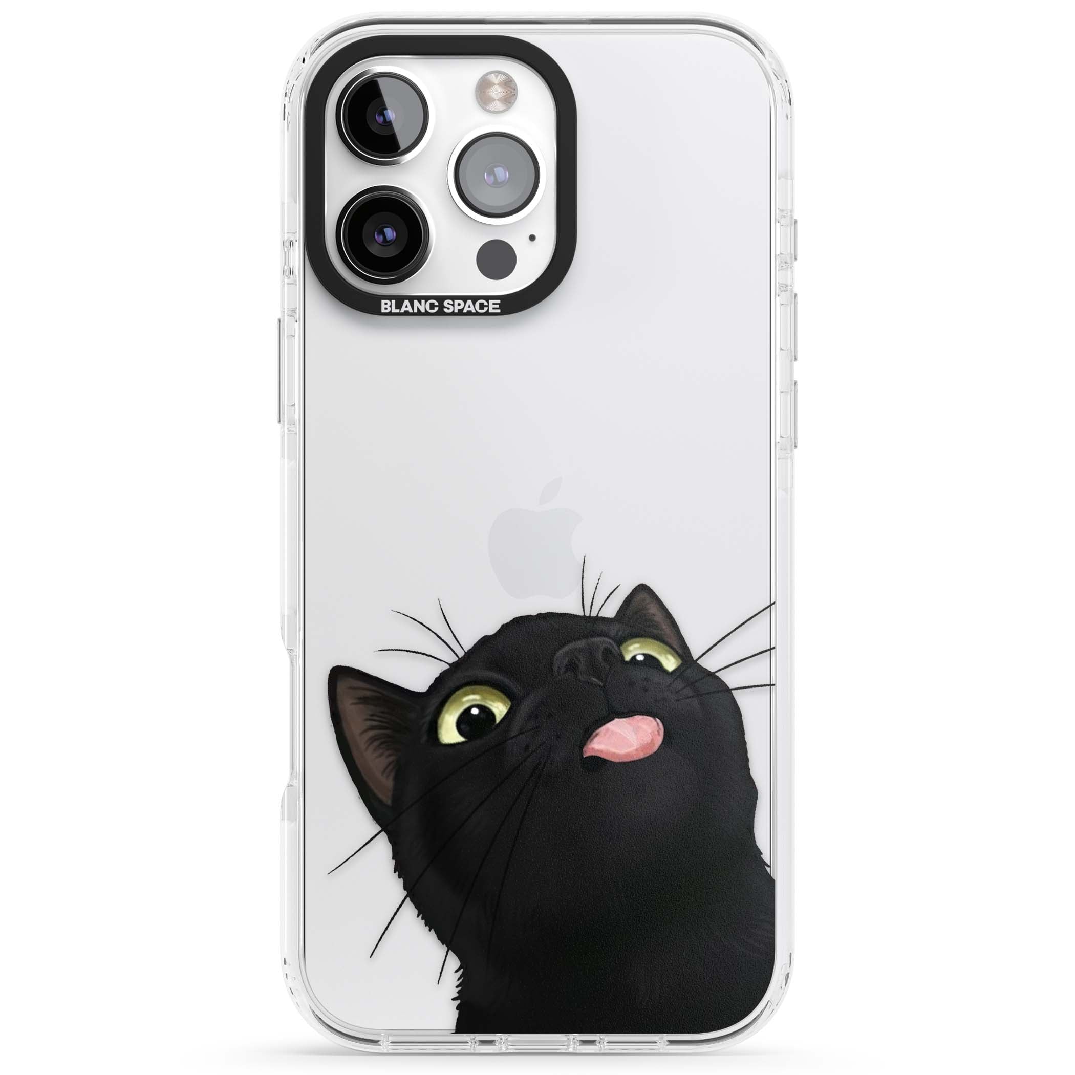 Black Cat Energy for her iPhone case | Clear Impact case for iPhone 16 Pro, iPhone 16 Pro Max