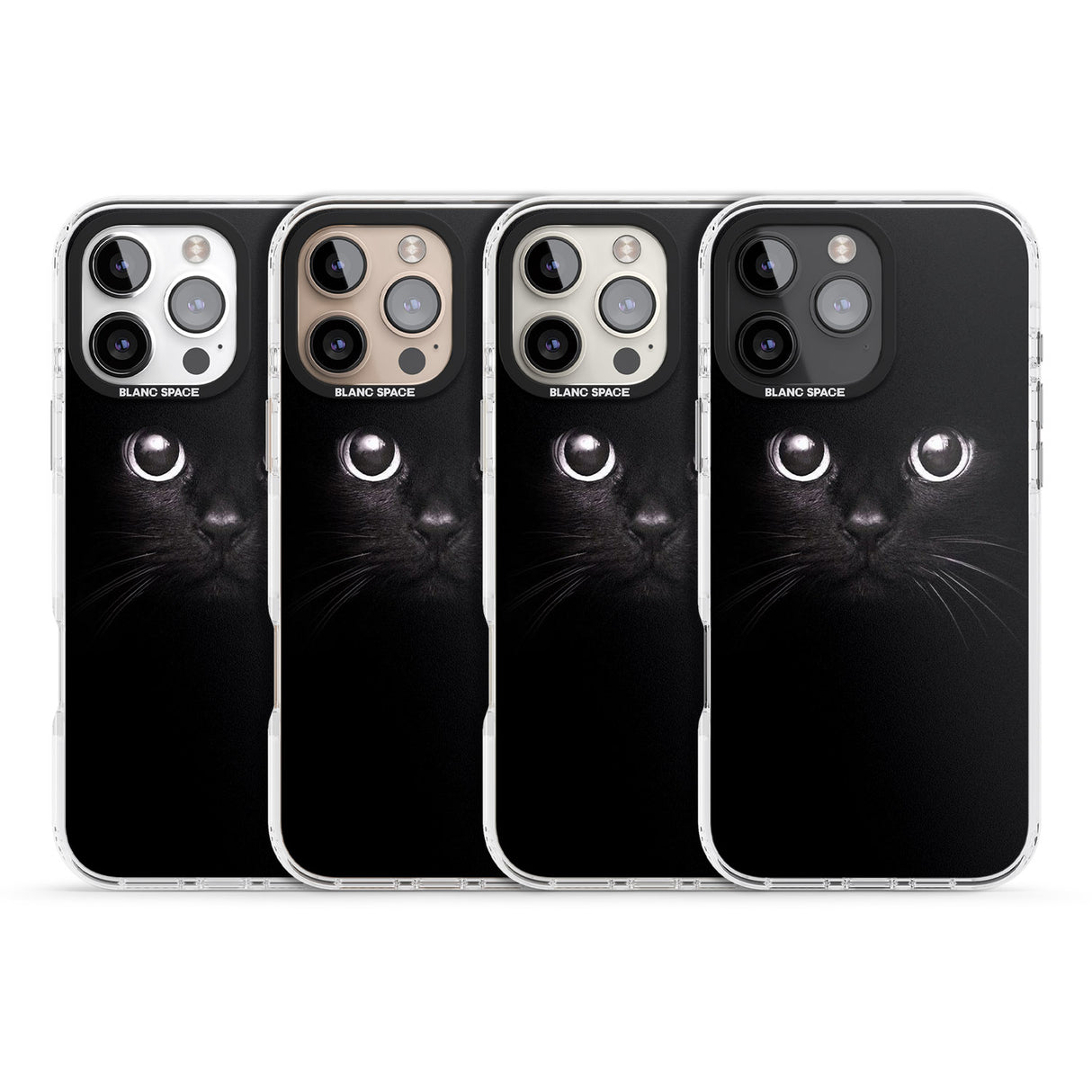 iPhone 16 Pro Max Black Cat Black Impact Phone Case