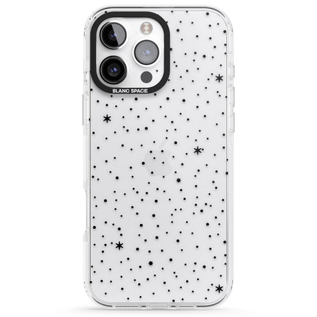 iPhone 16 Pro Max Celestial Starry Sky Black Impact Phone Case