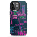 iPhone 16 Pro Max Rainy Reflections - Neon Cities Photographs Black Impact Phone Case