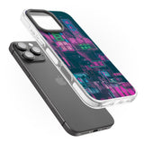 iPhone 16 Pro Max Rainy Reflections - Neon Cities Photographs Black Impact Phone Case