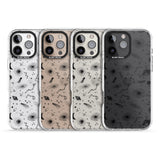 iPhone 16 Pro Max Mixed Galaxy Pattern Black Impact Phone Case