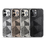 iPhone 16 Pro Max Pattern Mashup (Black) Black Impact Phone Case