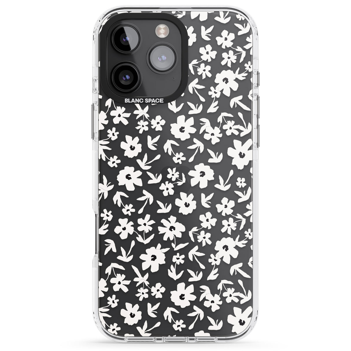 Floral Print on Transparent