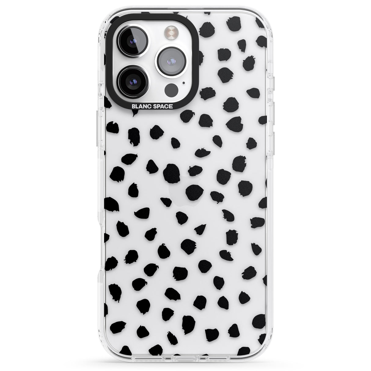 Black on Transparent Dalmatian Polka Dot Spots