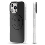 iPhone 16 Pro Max Dark Smiley Face Black Impact Phone Case