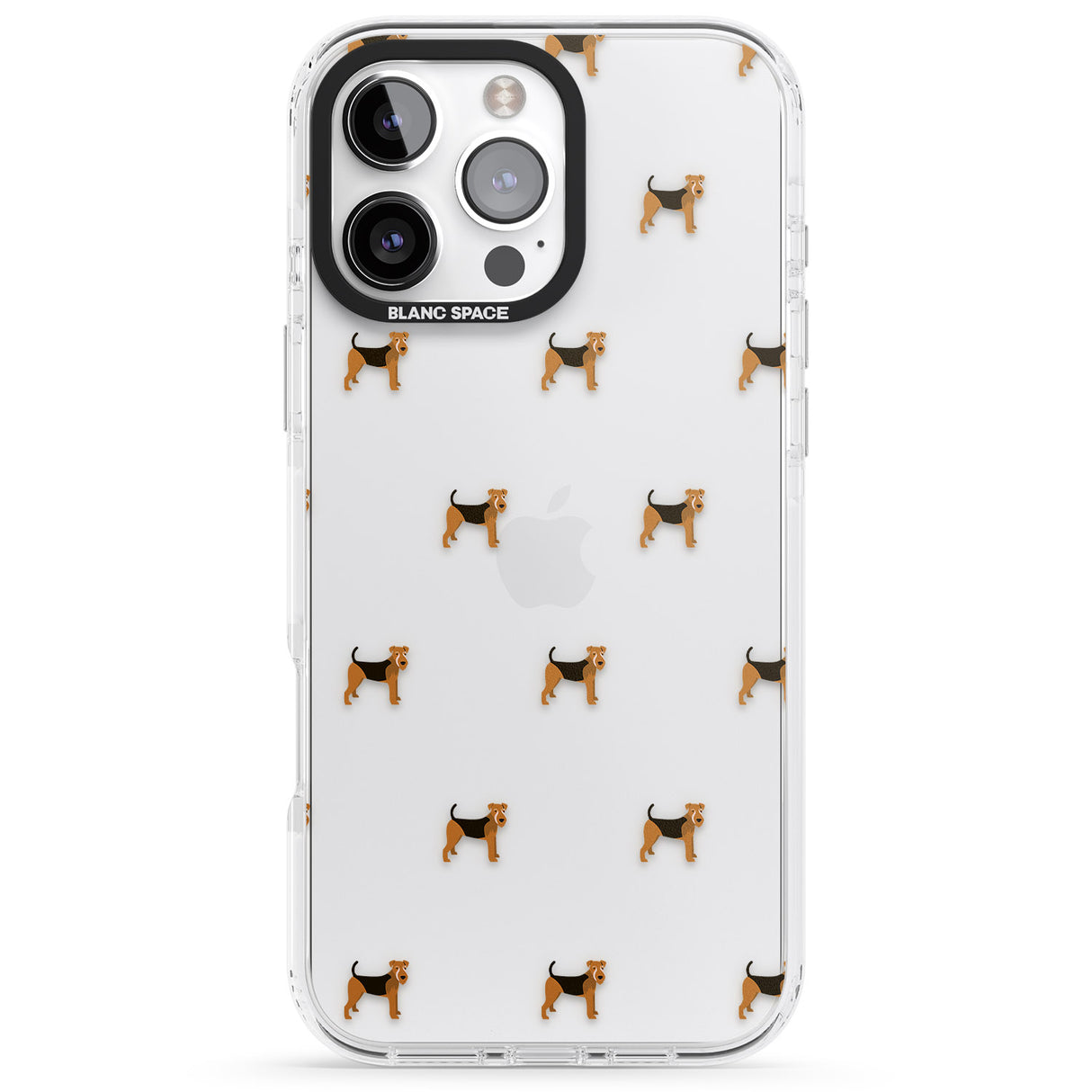 Airedale Terrier Dog Pattern Clear