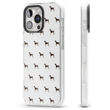 iPhone 16 Pro Max German Shorthaired Pointer Dog Pattern Black Impact Phone Case