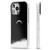 iPhone 16 Pro Max Upside Down Crescent Moon Black Impact Phone Case